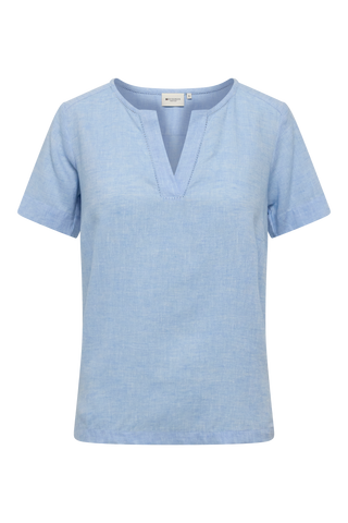 REDGREEN WOMAN Alexia Shirt Dresses / Shirts 461 Sky Blue Melange