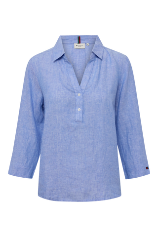 REDGREEN WOMAN Anya Shirt Dresses / Shirts 461 Sky Blue Melange