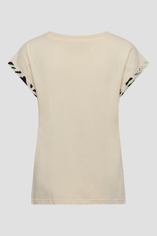 REDGREEN WOMAN Chantelle T-shirt Blouse 320 Off White Pattern