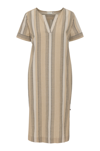 REDGREEN WOMAN Disa Dress Dresses / Shirts 122 Light Sand Stripe