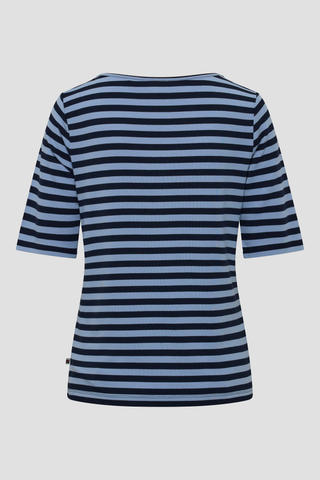 REDGREEN WOMAN Hedy Short Sleeve T-shirt Short Sleeve Tee 161 Sky Blue Stripe