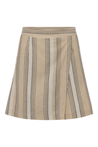 REDGREEN WOMAN Larissa Skorts Pants and Shorts 122 Light Sand Stripe