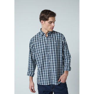 REDGREEN ANTON CHECKED SHIRT LS (POPLIN) Shirt 2682 Navy Check