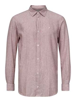 REDGREEN ANTON SHIRT LS Shirt 1281 Mid Brown stripe