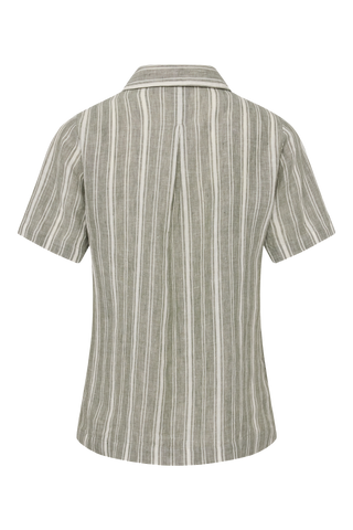 REDGREEN WOMAN Adelena Shirt Dresses / Shirts 170 Green Pastel Stripe