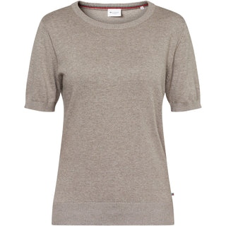 REDGREEN WOMAN Aimee Solid Knit 425 Dark Sand Melange