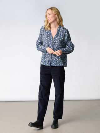 REDGREEN WOMAN Alannis Dresses / Shirts 368 Navy Pattern