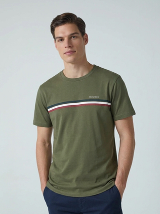 REDGREEN CARIUS T-SHIRT SS T-shirt Olive Green