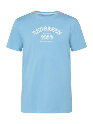 REDGREEN CON T-SHIRT SS T-shirt 0633 Blue 17-4123 TCX