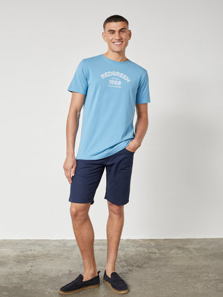 REDGREEN CON T-SHIRT SS T-shirt 0633 Blue 17-4123 TCX