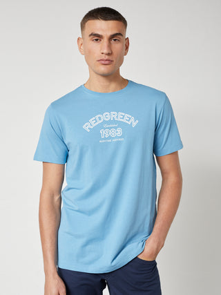 REDGREEN CON T-SHIRT SS T-shirt 0633 Blue 17-4123 TCX