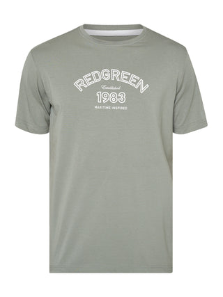 REDGREEN CON T-SHIRT SS T-shirt 0774 Olive 18-5806 Tcx