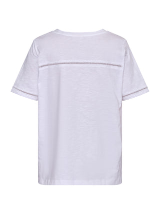 REDGREEN WOMAN Cami Short Sleeve Tee Hvid