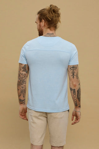 REDGREEN MEN Carius T-shirt 4624 Light Blue Melange