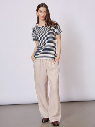 REDGREEN WOMAN Cecilie Tee Polo 169 Dark Navy Stripe