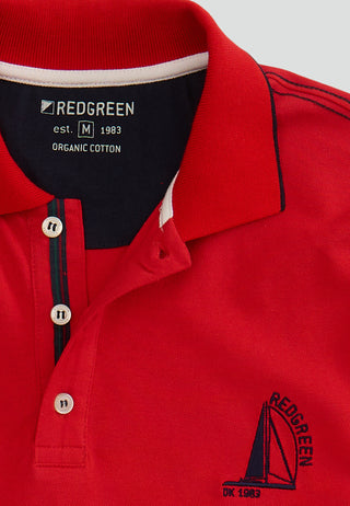 REDGREEN MEN Charles Polo Polo 0441 Red