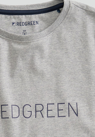 REDGREEN MEN Chet T-shirt 413 Light Grey melange