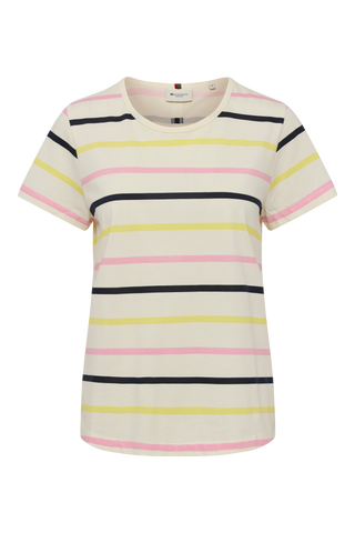 REDGREEN WOMAN Chris T-shirt Short Sleeve Tee 141 Rose Stripe