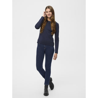REDGREEN WOMAN Cilja T-shirt Long Sleeve Tee 069 Dark Navy