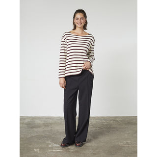 REDGREEN WOMAN Claudia T-shirt Long Sleeve Tee Bordeaux