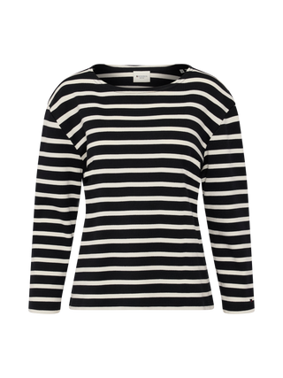 REDGREEN WOMAN Claudia T-shirt Long Sleeve Tee 199 Black Stripe