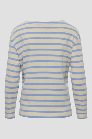 REDGREEN WOMAN Claudia T-shirt  Long Sleeve Tee 162 Light Blue Stripe