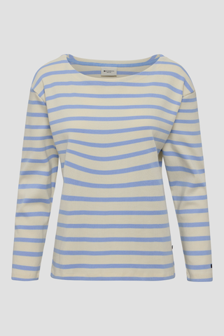 REDGREEN WOMAN Claudia T-shirt  Long Sleeve Tee 162 Light Blue Stripe
