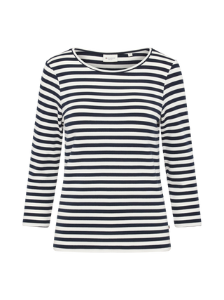 REDGREEN WOMAN Cleo T-shirt Long Sleeve Tee 169 Dark Navy Stripe