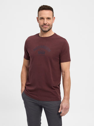 REDGREEN Con T-shirt Bordeaux