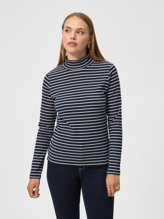 REDGREEN WOMAN Crawley Long Sleeve Tee 169 Dark Navy Stripe