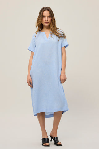 REDGREEN WOMAN Dahlia Dress Dresses / Shirts 461 Sky Blue Melange