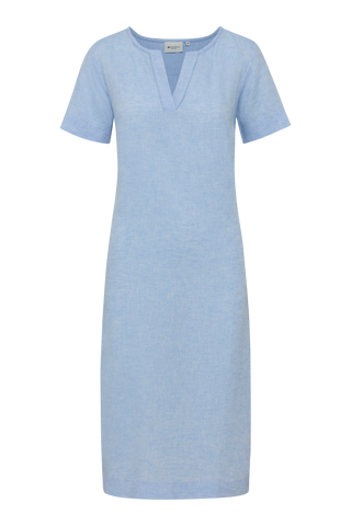 REDGREEN WOMAN Dahlia Dress Dresses / Shirts 461 Sky Blue Melange