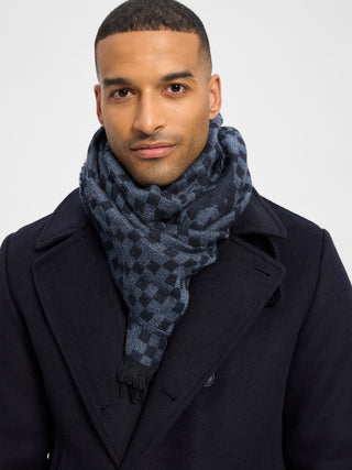 REDGREEN Dante Scarf 2692 Dark Navy Check