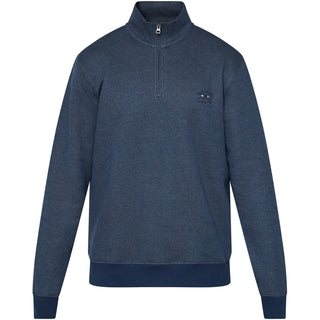REDGREEN FLYNN ½ ZIP PULLOVER Knit 4580 NAVY MELANGE