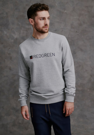 REDGREEN MEN Felipe Sweatshirt Sweatshirt 9413 Light grey melange