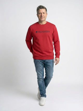 REDGREEN Frankie Logo Sweatshirt Sweatshirt Red
