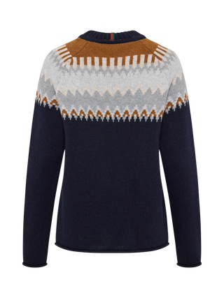 REDGREEN WOMAN Jade Knit Knit 369 Dark Navy Pattern