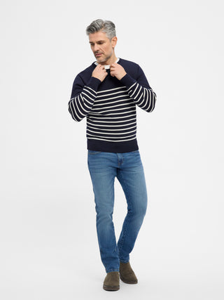 REDGREEN Jan Knit 168 Navy Stripe