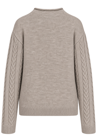 REDGREEN WOMAN Jasmin Knit 425 Dark Sand Melange