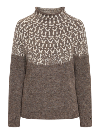 REDGREEN WOMAN Jesebel Knit Knit 429 Dark Brown Melange