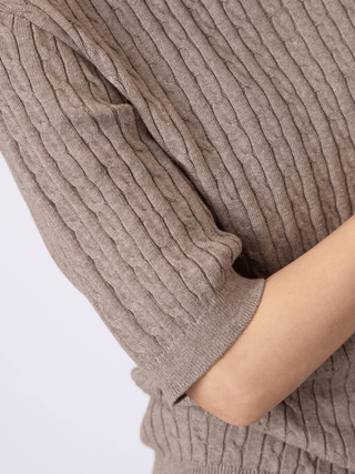 REDGREEN WOMAN Judith Knit 424 Mid Sand Melange