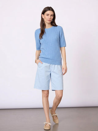 REDGREEN WOMAN Judith Knit 463 Blue Melange