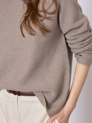 REDGREEN WOMAN Julia Knit Knit 425 Dark Sand Melange