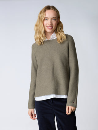 REDGREEN WOMAN Julia Knit Knit 477 Olive Green Melange