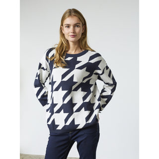 REDGREEN WOMAN Kalinka Knit 369 Dark Navy Pattern