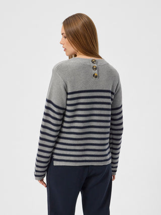 REDGREEN WOMAN Karoline Knit Knit 113 Grey Stripe