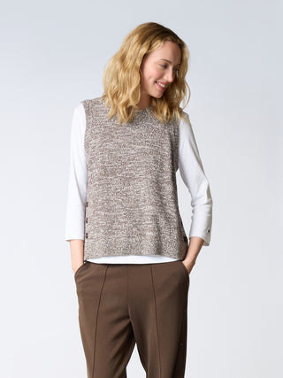 REDGREEN WOMAN Katalina Knit 429 Dark Brown Melange