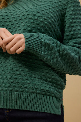 REDGREEN WOMAN Kay Knit Knit 076 Mid Green