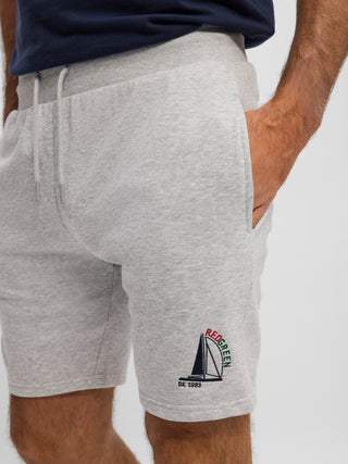REDGREEN MEN Laurits Shorts C - Grey Melange