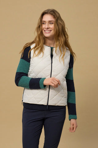 REDGREEN WOMAN Lena Vest Jackets and Coats 021 Ecru